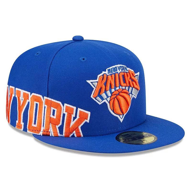 Mens New Era New York Knicks Side Arch Jumbo 59FIFTY Fitted Hat Product Image