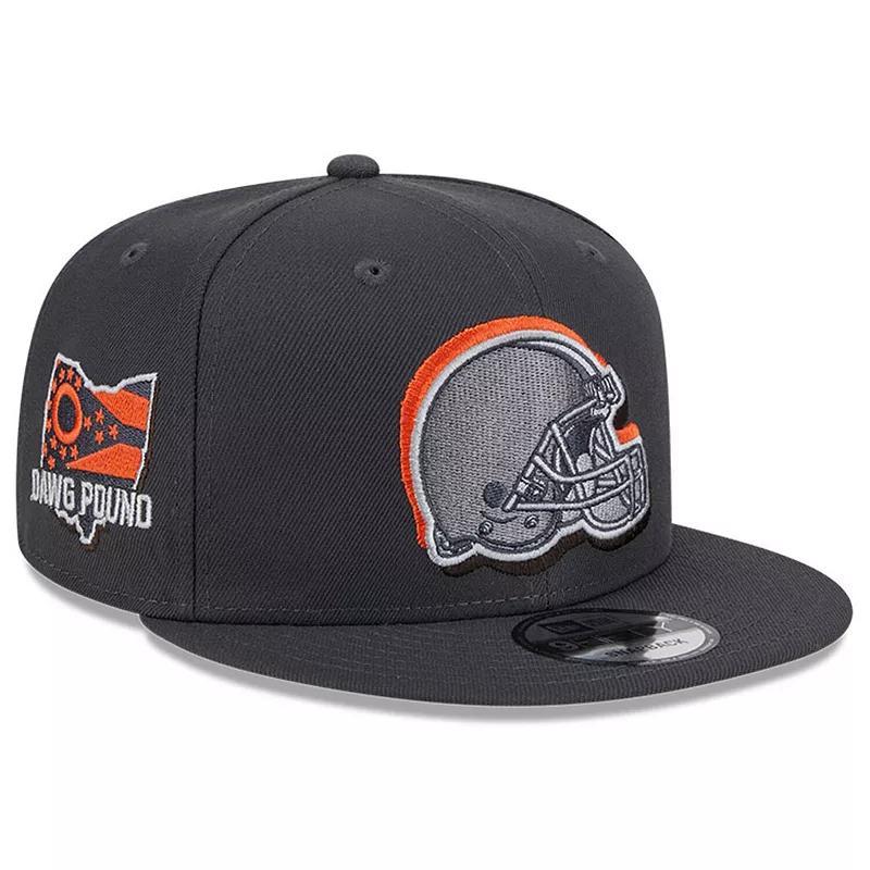 Mens New Era Graphite Cleveland Browns 2024 NFL Draft 9FIFTY Snapback Hat Product Image