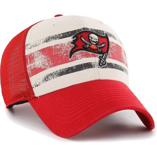 Men's '47 Cream Tampa Bay Buccaneers Breakout MVP Trucker Adjustable Hat Product Image