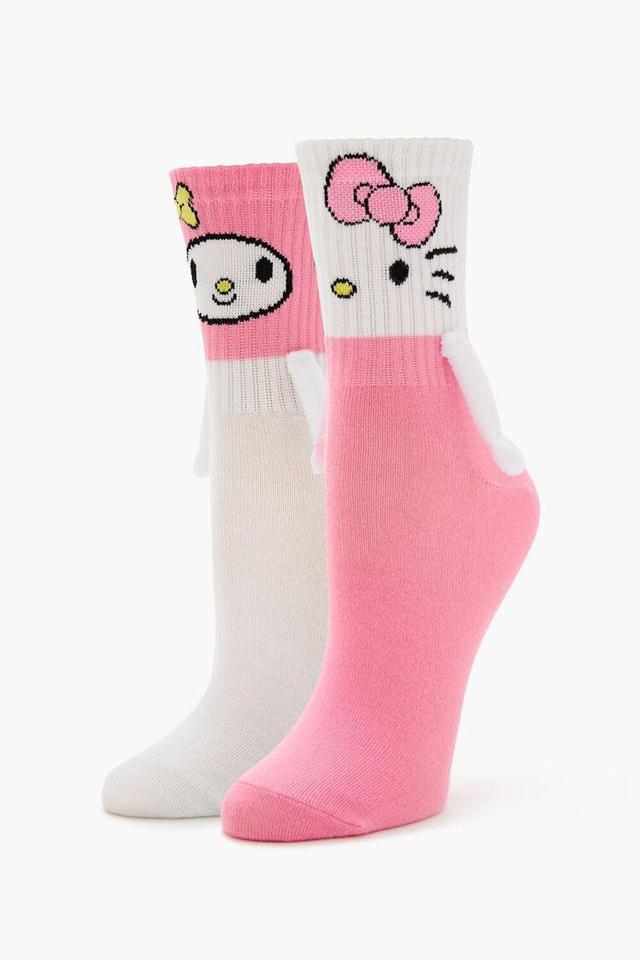 Hello Kitty & My Melody Crew Socks | Forever 21 Product Image