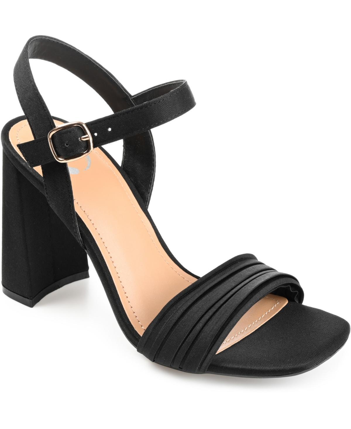 Journee Collection Womens Skiler Block Heel Sandals Product Image