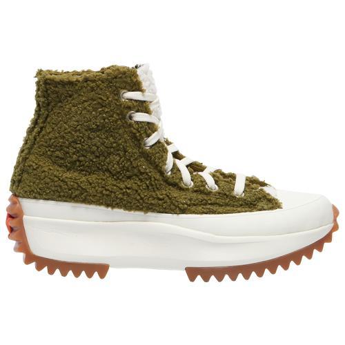 Converse Womens Run Star Hike Hi - Training Shoes Dark Moss/Bold Mandarin Product Image