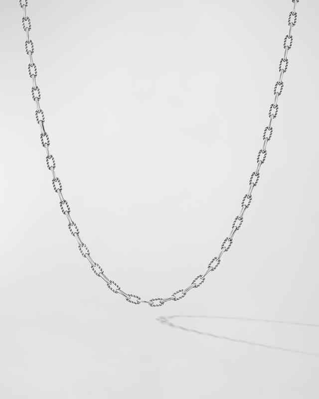 Mens DY Madison Chain Necklace in Sterling Silver Product Image