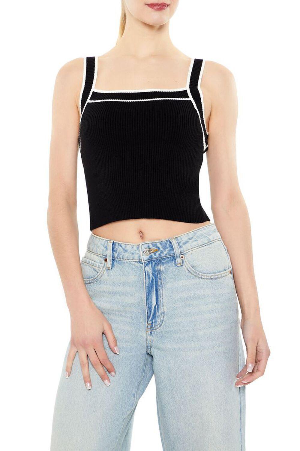 Sweater-Knit Cropped Cami | Forever 21 Product Image