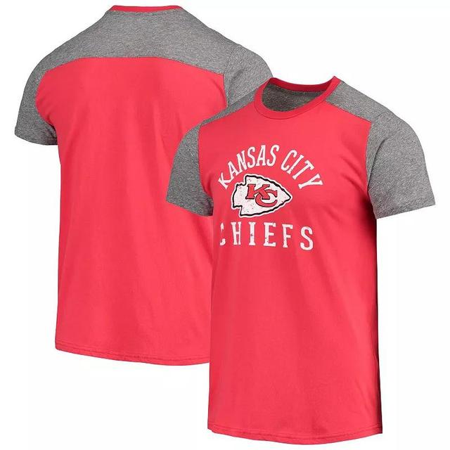 Mens Majestic Threads /Gray Kansas City Chiefs Field Goal Slub T-Shirt Product Image