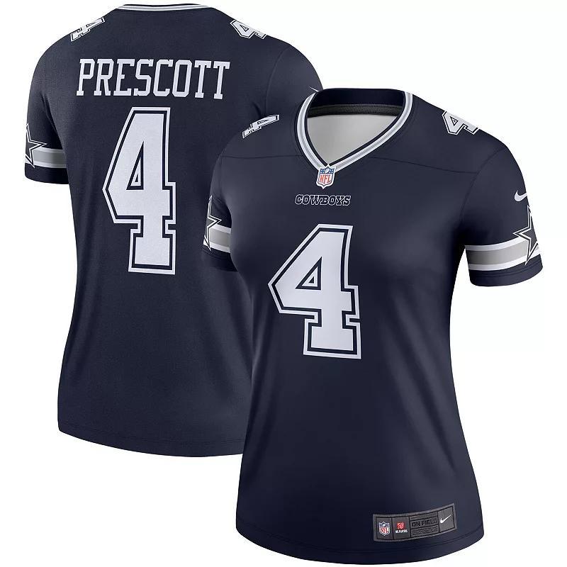 Womens Nike Dak Prescott Dallas Cowboys Legend Player Jersey Blue Product Image