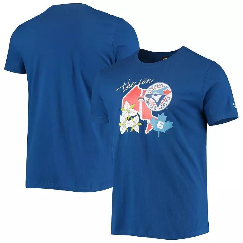 Mens New Era Royal Toronto Blue Jays City Cluster T-Shirt Product Image