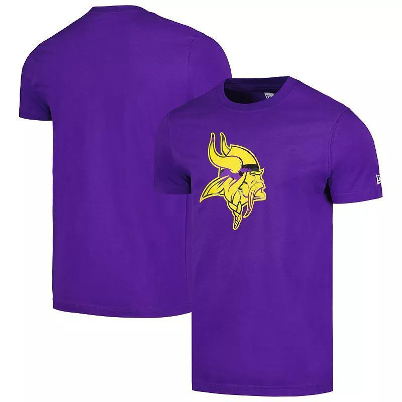 Mens New Era Minnesota Vikings Camo Logo T-Shirt Product Image