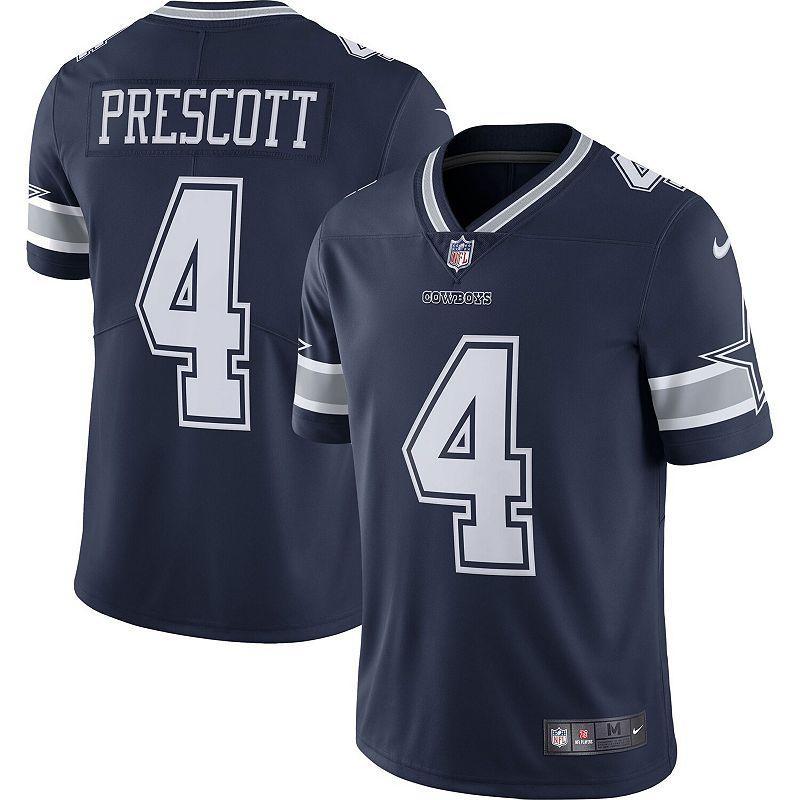 Mens Nike Dak Prescott Dallas Cowboys Vapor Limited Player Jersey Blue Product Image