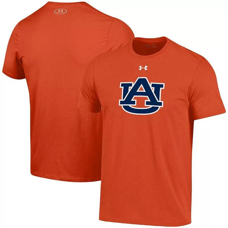 Mens Under Armour Auburn Tigers School Logo Performance Cotton T-Shirt Product Image