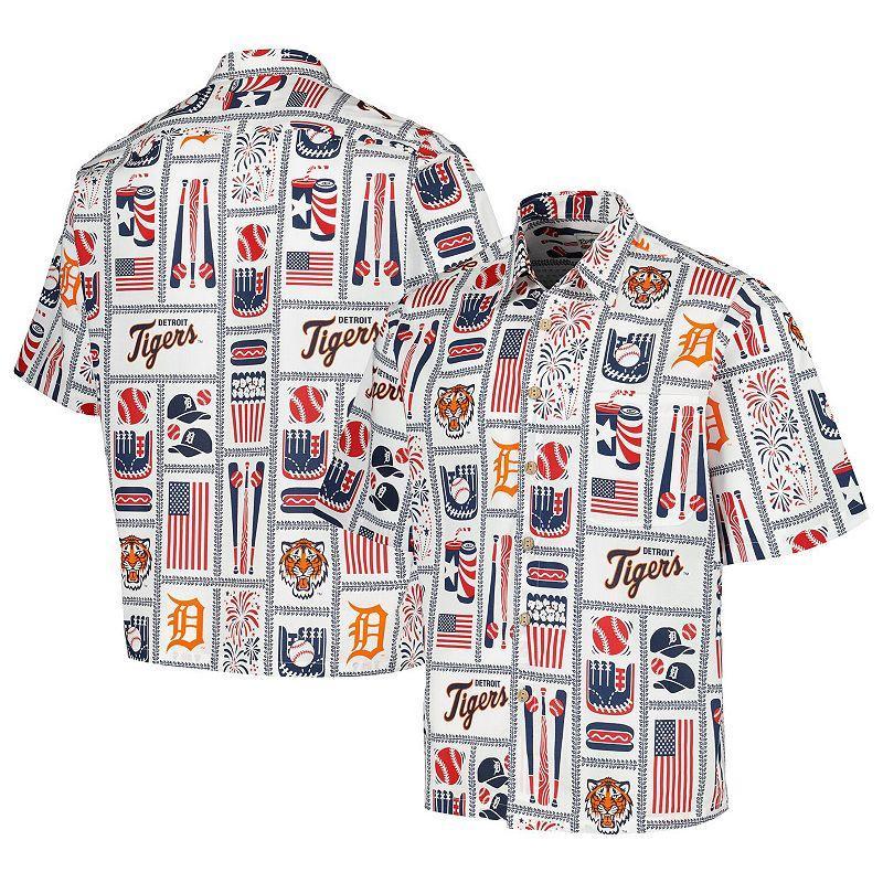 Mens Reyn Spooner Detroit Tigers Americana Button-Up Shirt Product Image