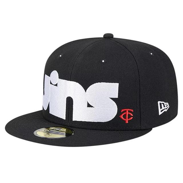 Mens New Era Minnesota Twins Checkered Undervisor 59FIFTY Fitted Hat Product Image