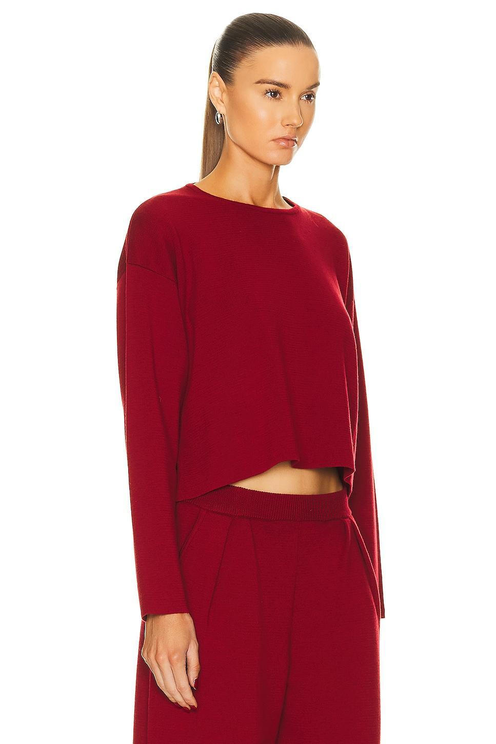 Max Mara Angelo Sweater in Dark Red - Red. Size XS (also in S). Product Image