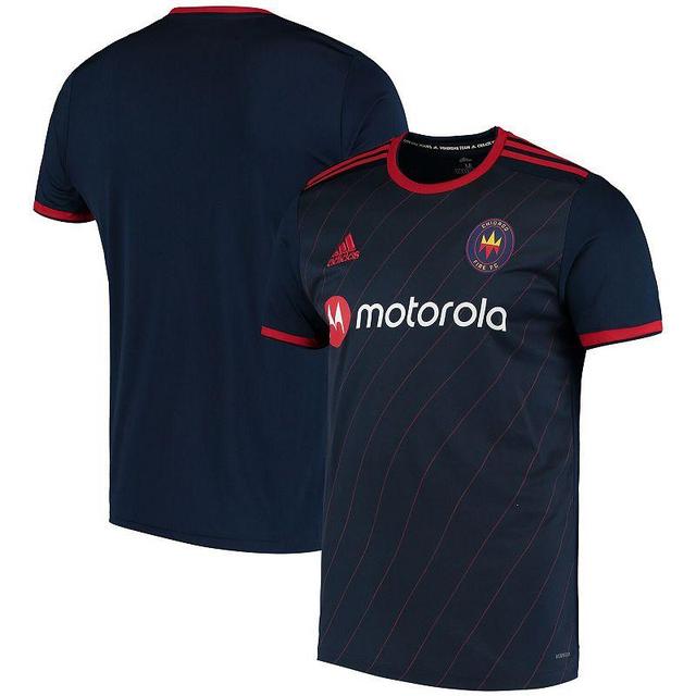 Mens adidas Navy Chicago Fire 2020 Replica Blank Primary Jersey Cfs Blue Product Image