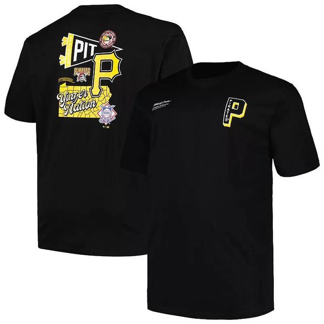 Mens Profile Pittsburgh Pirates Big & Tall Split Zone T-Shirt Product Image