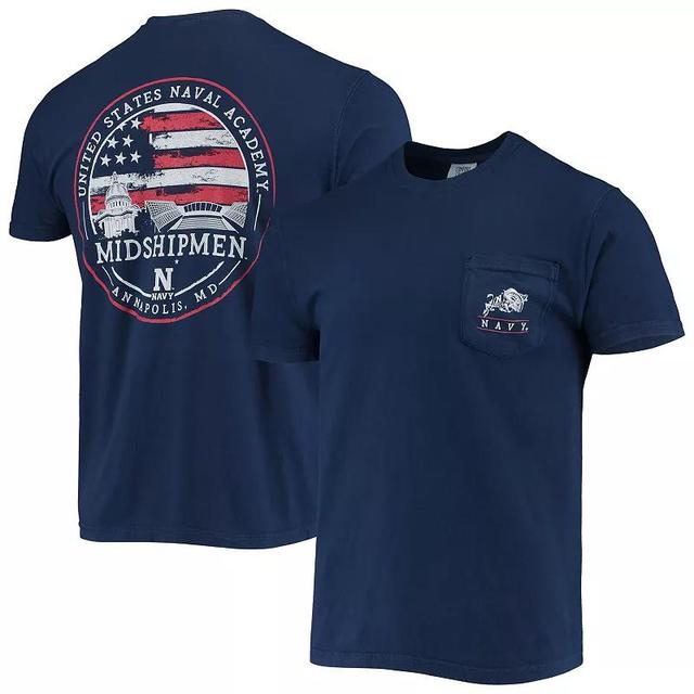 Mens Midshipmen Campus Americana T-Shirt Blue Product Image