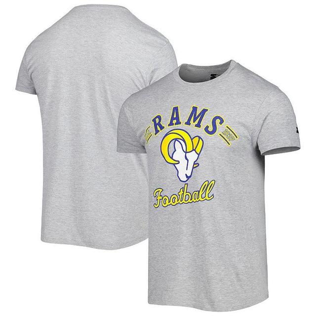 Mens Starter Heathered Gray Los Angeles Rams Prime Time T-Shirt Product Image