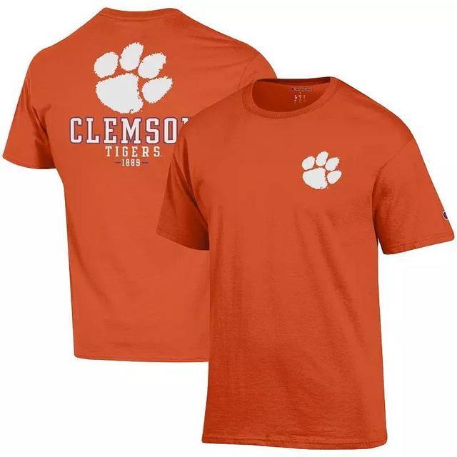 Mens Champion Clemson Tigers Stack 2-Hit T-Shirt Product Image