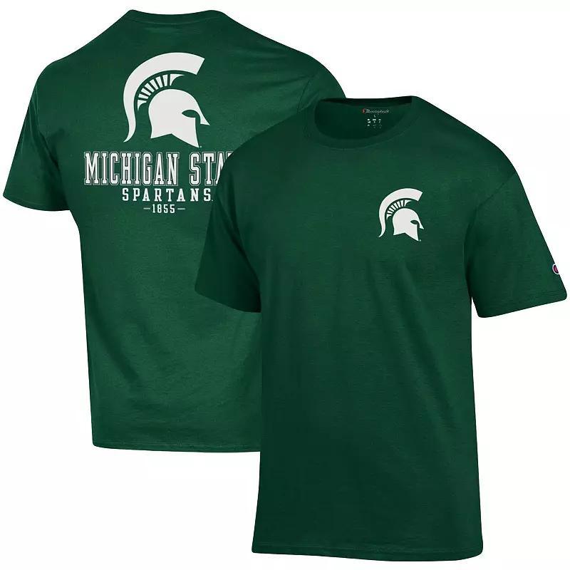 Mens Champion Michigan State Spartans Stack 2-Hit T-Shirt Product Image