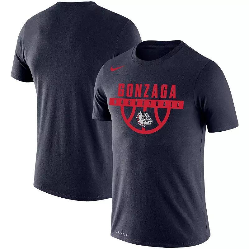 Mens Nike Navy Gonzaga Bulldogs Basketball Drop Legend Performance T-shirt Product Image