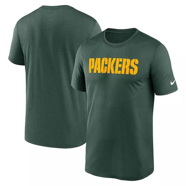 Mens Nike Bay Packers Primetime Legend Wordmark Performance T-Shirt Product Image