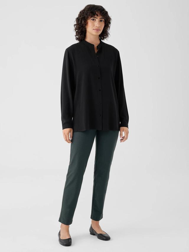 EILEEN FISHER Washable Stretch Crepe Pantfemale Product Image