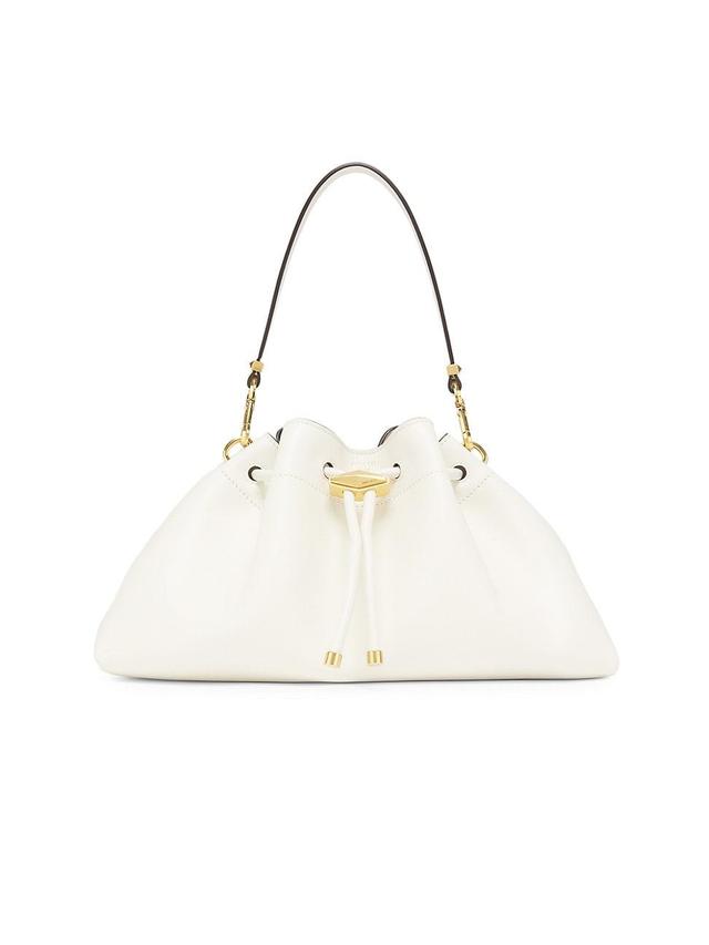 Womens Cinch Leather Bucket Bag Product Image