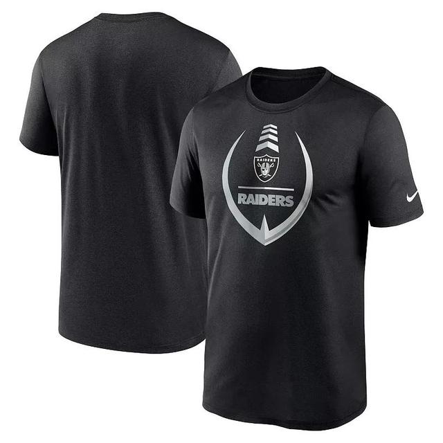 Mens Nike Black Las Vegas Raiders Icon Legend Performance T-Shirt Product Image