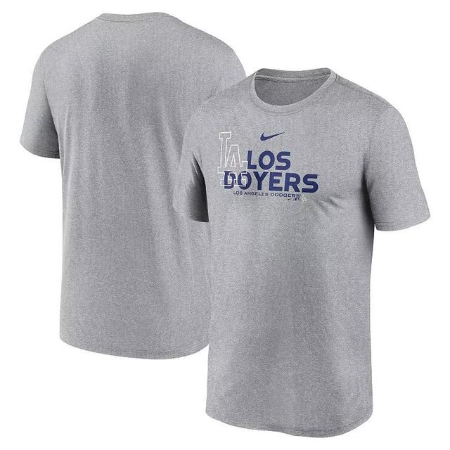 Mens Nike Heathered Charcoal Los Angeles Dodgers Local Rep Legend Performance T-Shirt Product Image