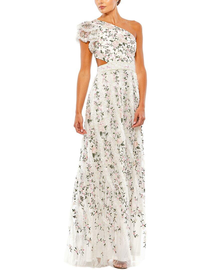 Empire Column Gown In Pattern Product Image