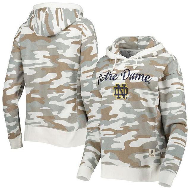 Womens Pressbox Camo Notre Dame Fighting Irish San Pablo Pullover Hoodie Product Image