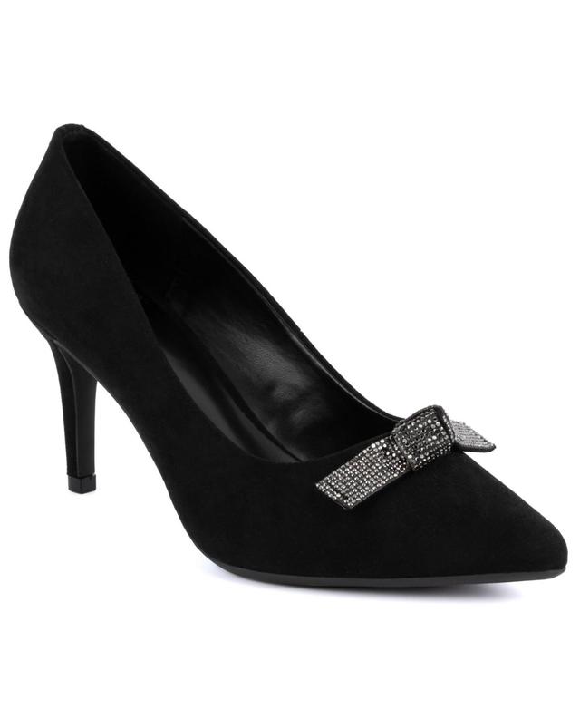 Jones New York Womens Bennami Embellished Bow Dress Pumps Product Image