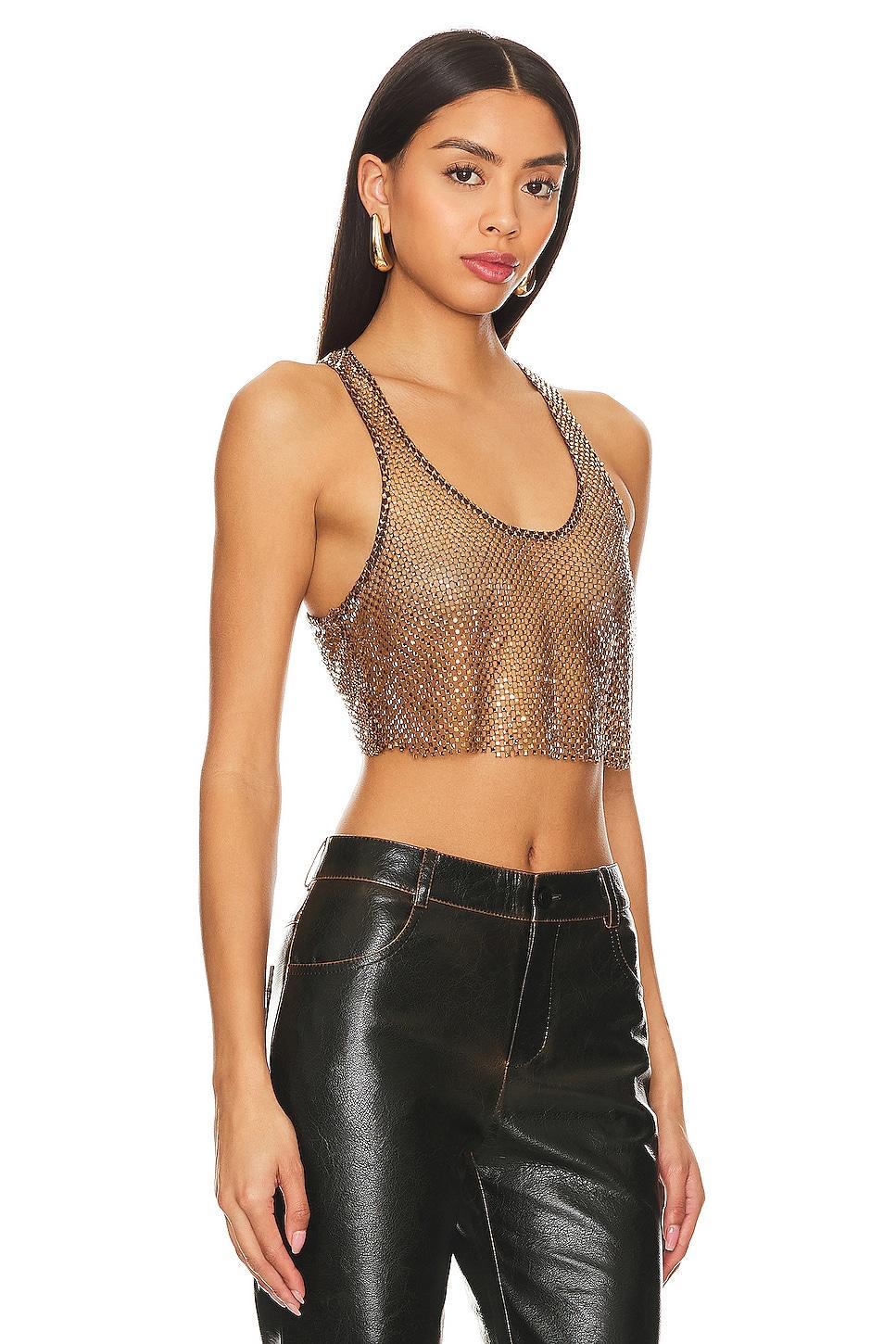 Choco Stardust Crop Top CULTNAKED Product Image