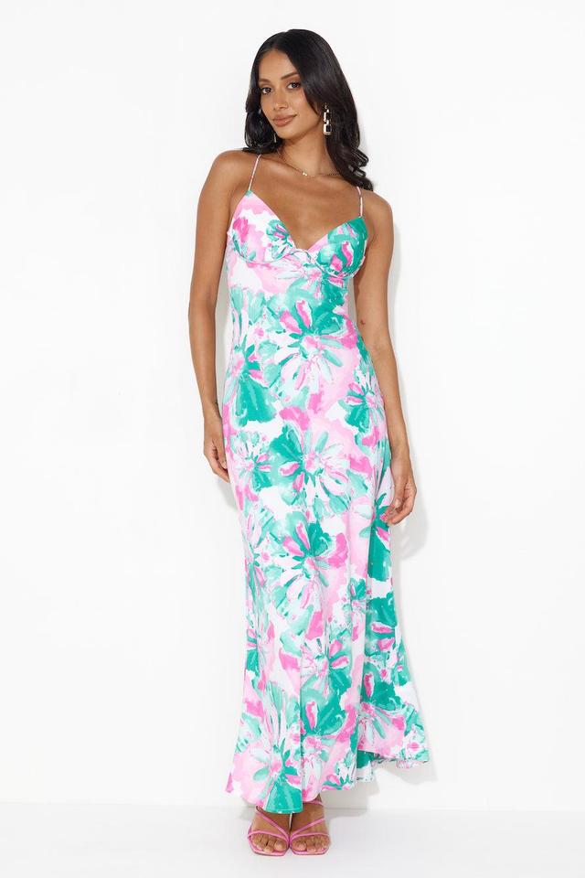 Outback Party Maxi Dress Green Product Image