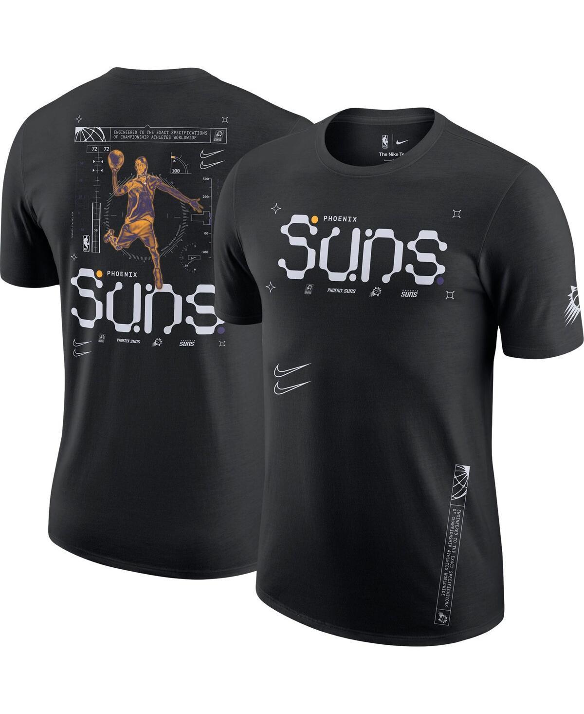 Mens Nike Black Phoenix Suns Courtside Air Traffic Control Max90 T-shirt Product Image