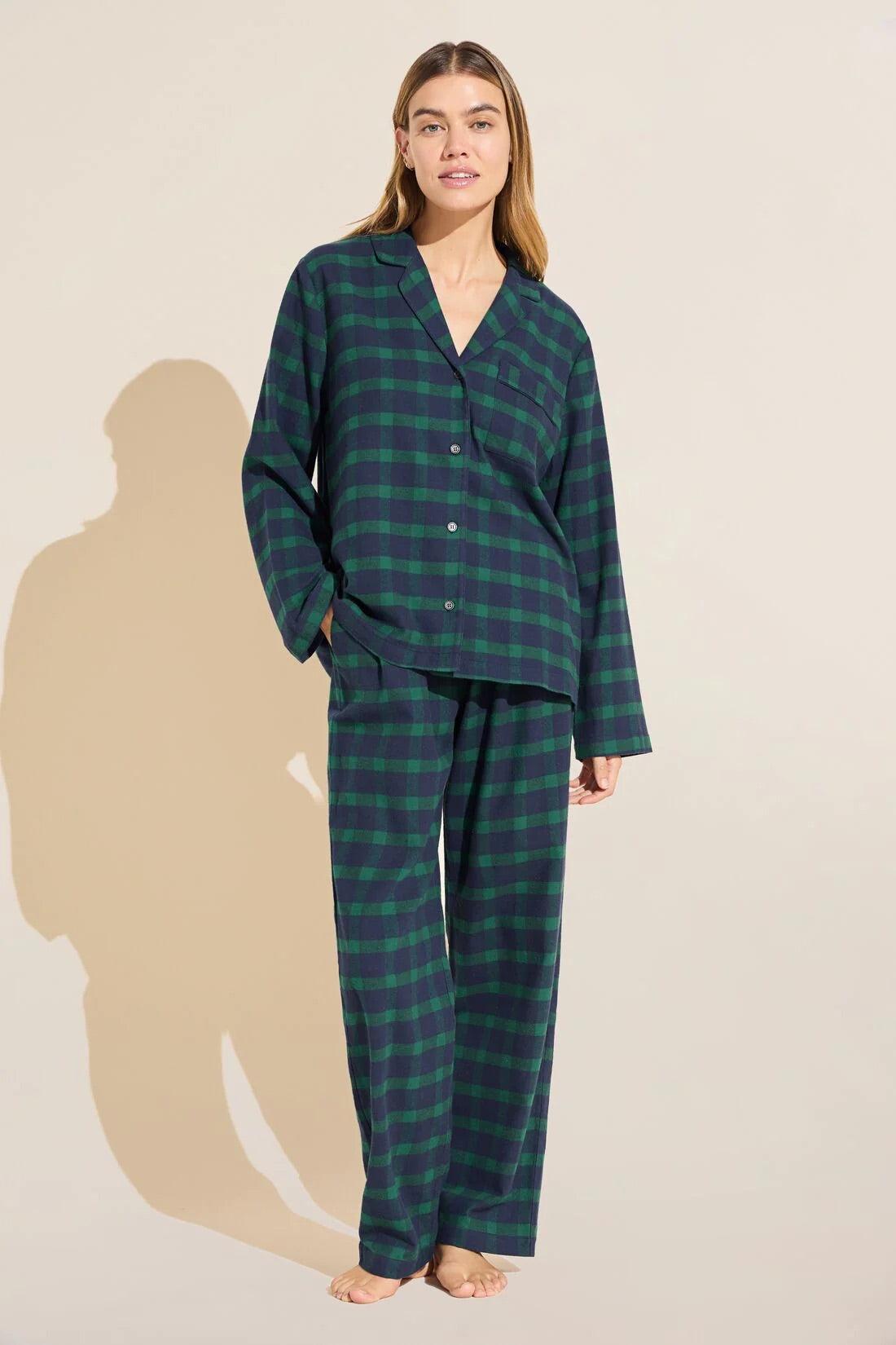 Eberjey Flannel Long Pj Set Product Image