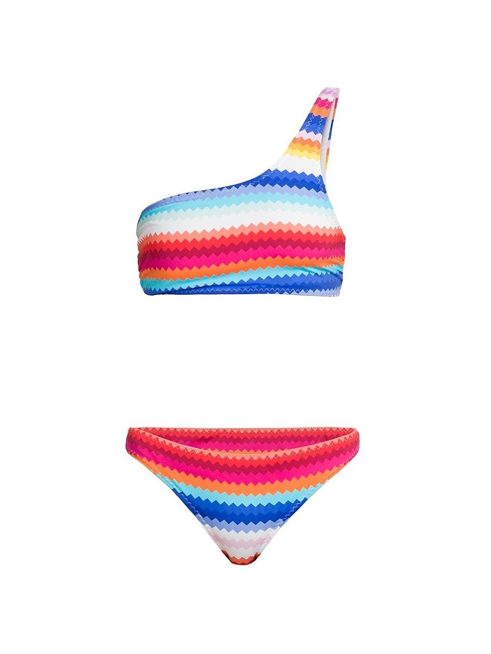 Womens Chevron 2-Piece Bikini Set Product Image