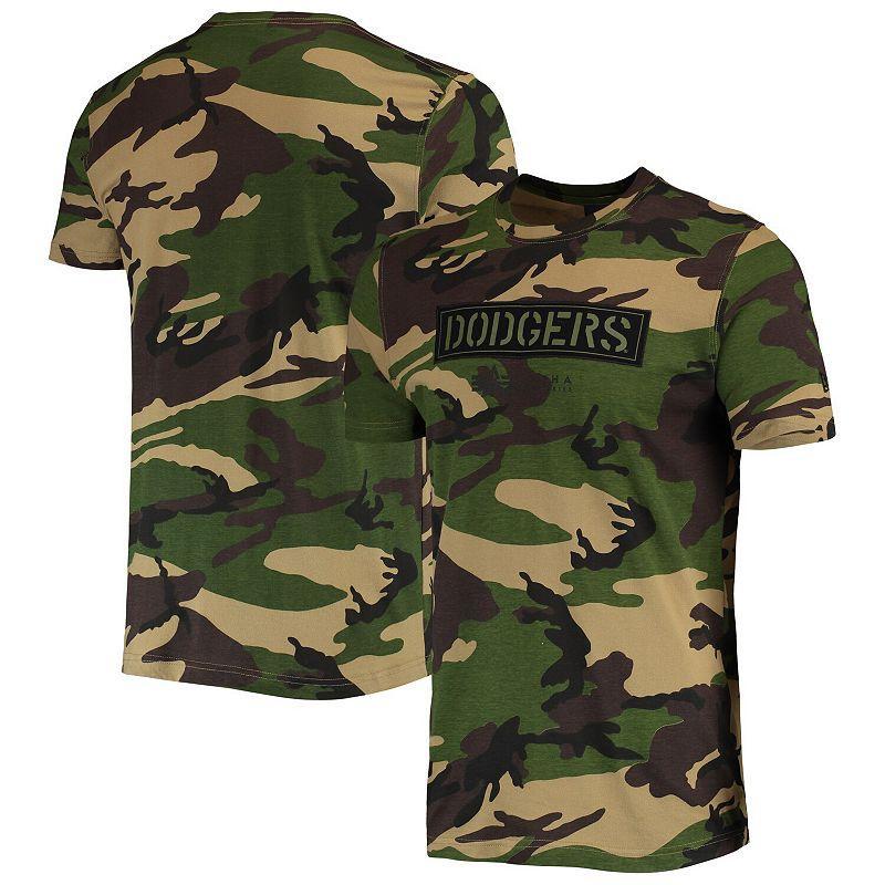 Mens New Era Camo Los Angeles Dodgers Club T-Shirt Product Image