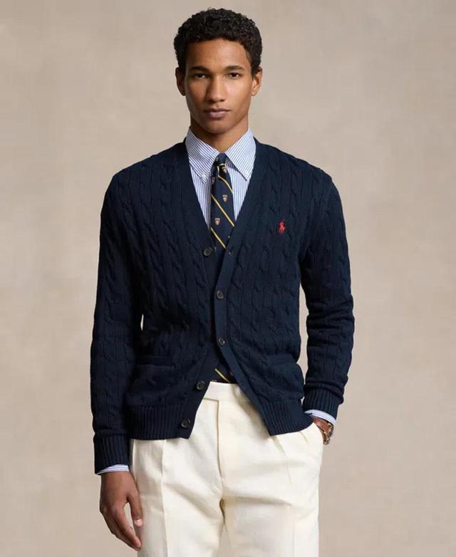 POLO RALPH LAUREN Men's Raglan-sleeve Jacket In Hunter Navy Product Image