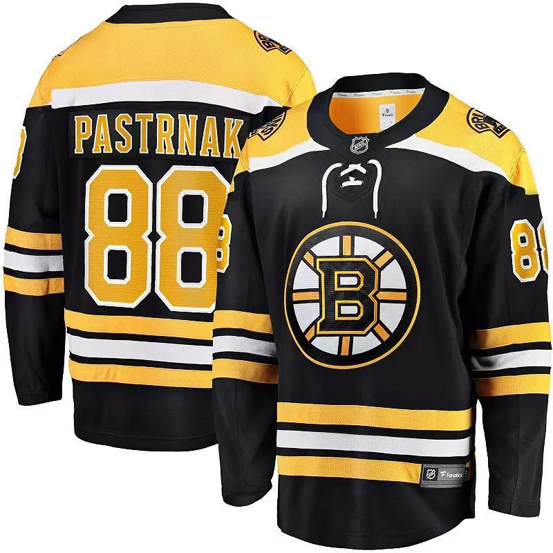 Mens Fanatics Branded David Pastrnak Boston Bruins Home Breakaway Jersey Product Image