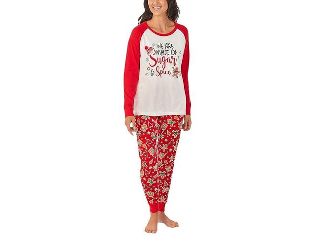 Pajamarama Cookie Taster Long PJ (Red Cookies) Women's Pajama Sets Product Image