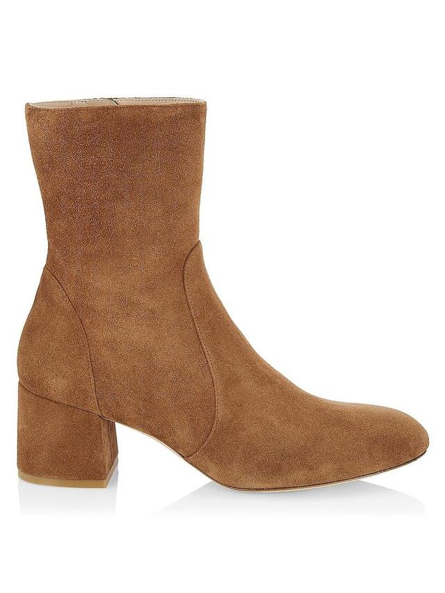 Womens Flareblock 60MM Suede Booties Product Image