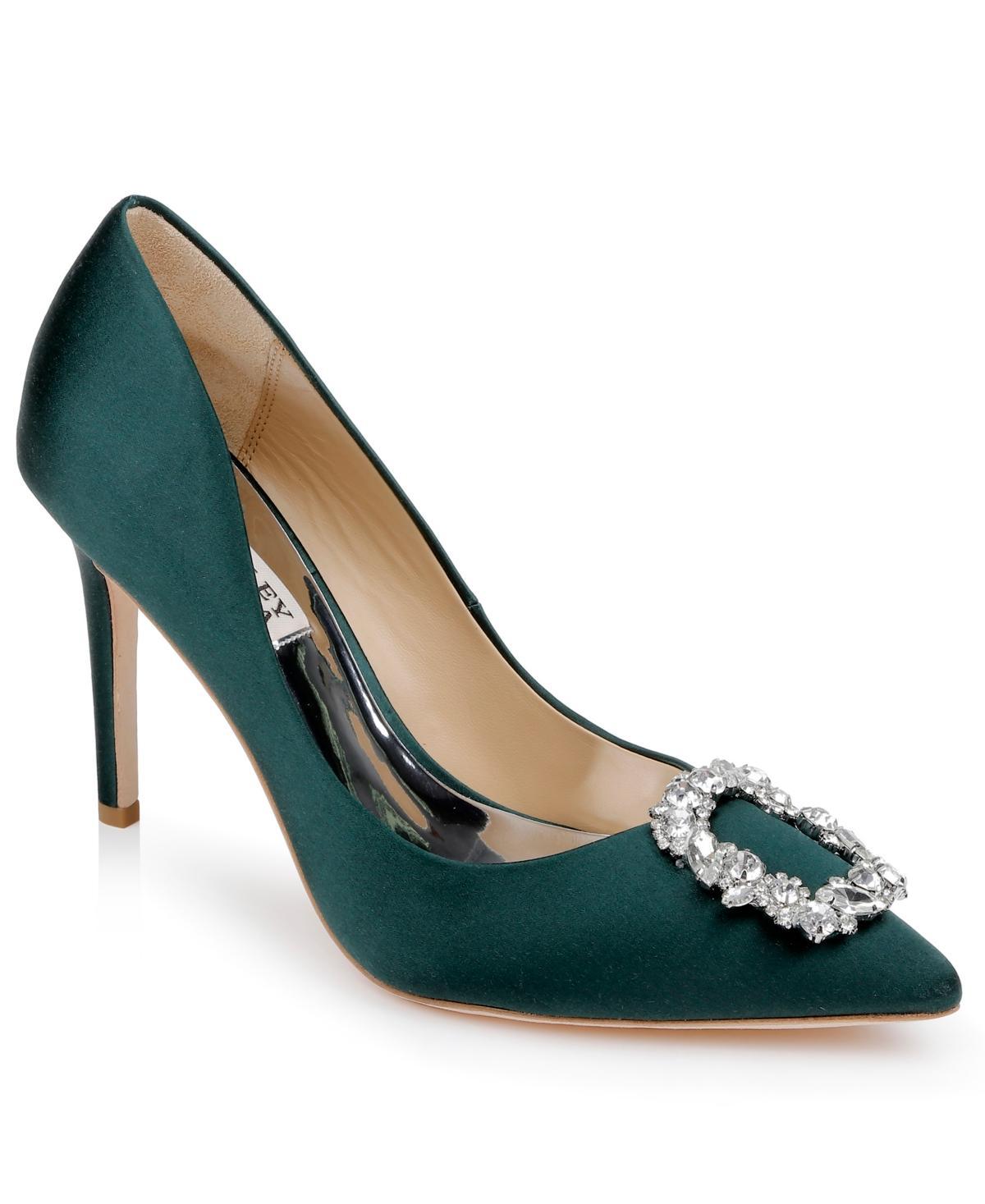 Badgley Mischka Womens Cher Crystal Buckle Pumps Product Image