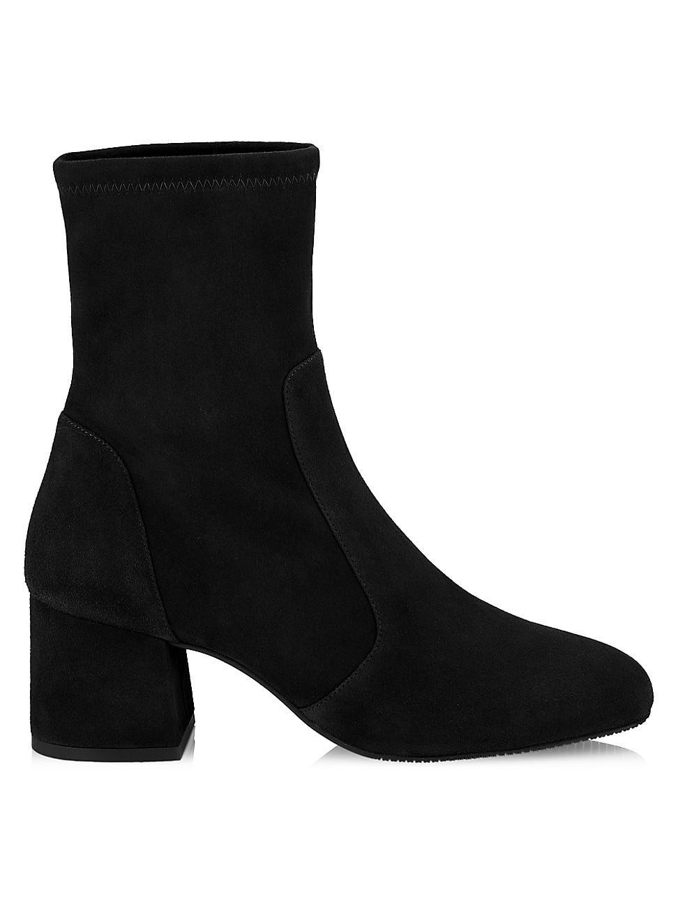 Womens Sleek Suede Sock Booties product image