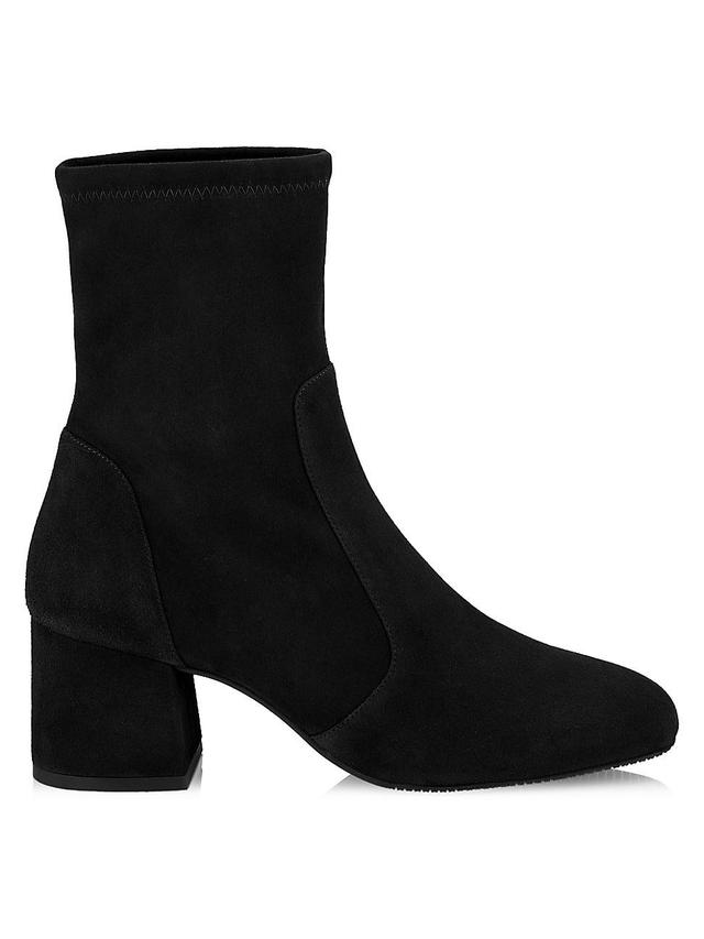 Womens Sleek Suede Sock Booties Product Image