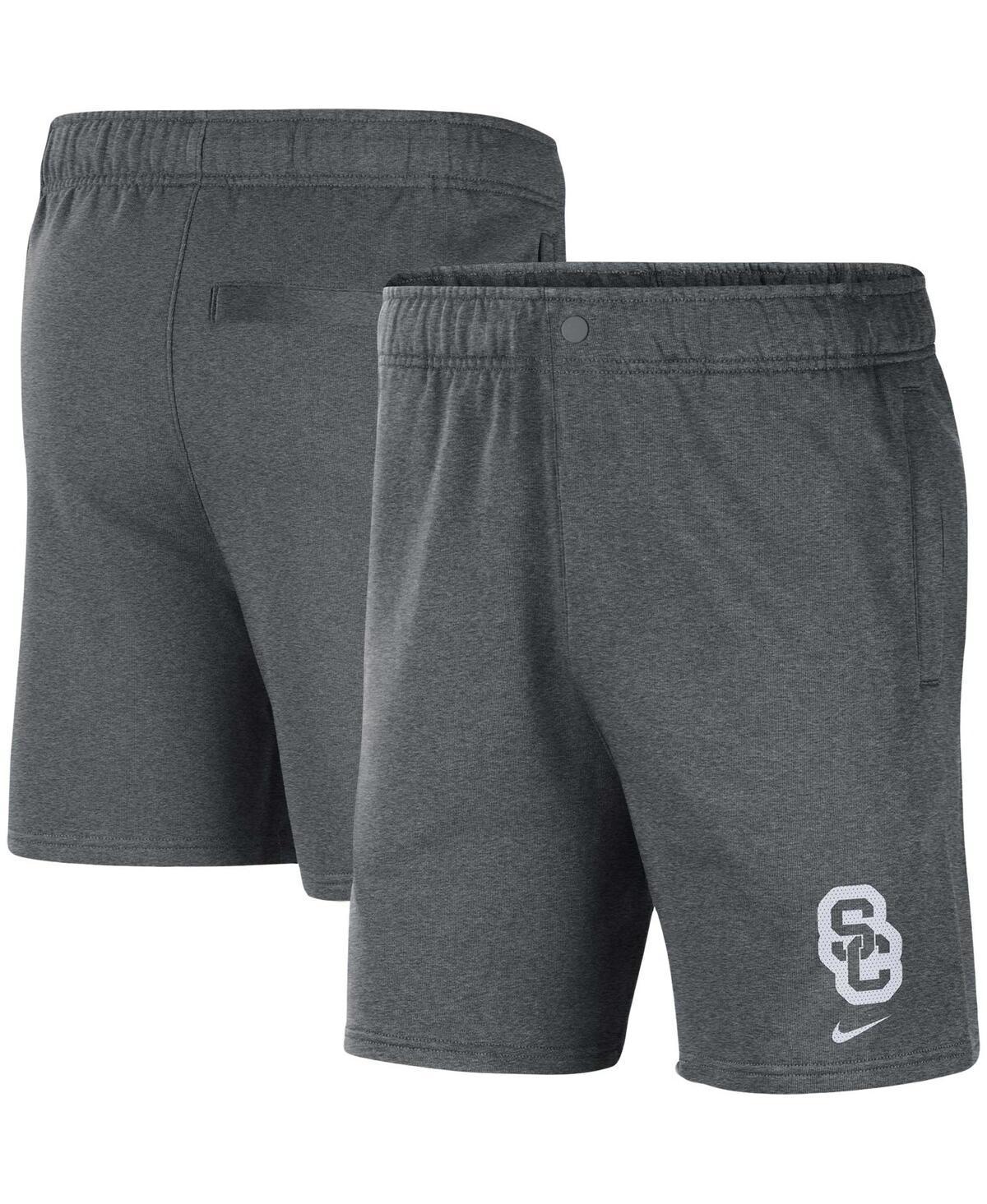 Mens Nike Gray Usc Trojans Fleece Shorts Product Image