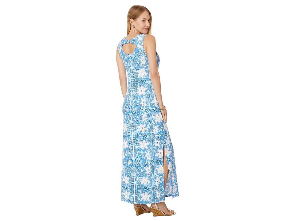 Lilly Pulitzer Noelle Maxi Dress (Lunar My Flutter Half Engineered) Women's Dress Product Image