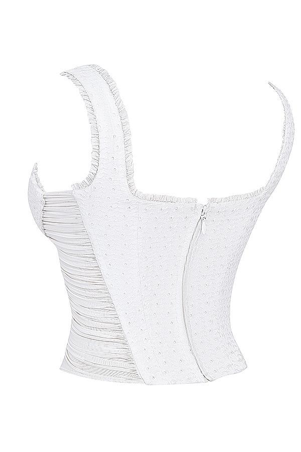 Catalina White Broderie Anglais Corset Product Image