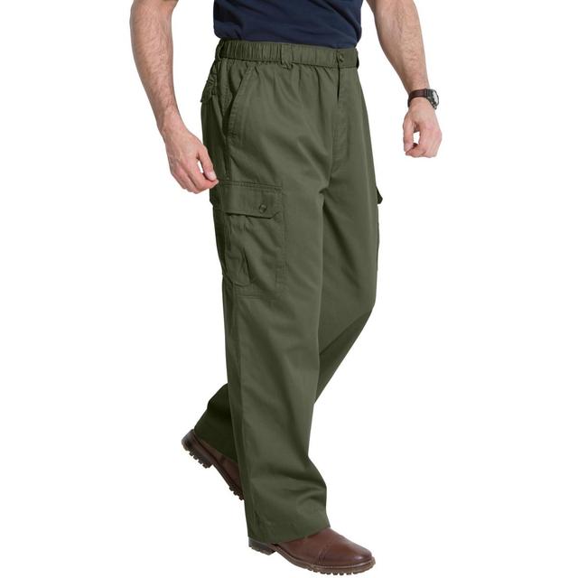 KingSize Mens Big & Tall Knockarounds Full-Elastic Waist Cargo Pants Product Image