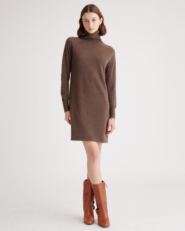 Cashmere Turtleneck Sweater Dress | Quince Product Image